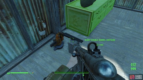 which are rigged to a shotgun.