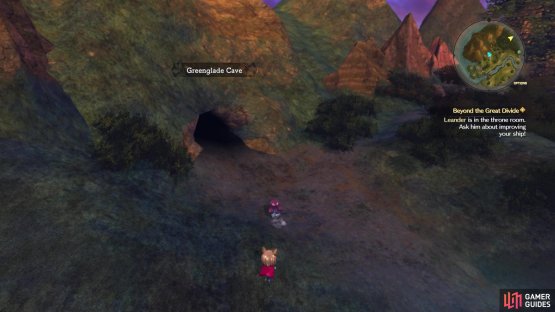 which will allow you to reach Greenglade Cave