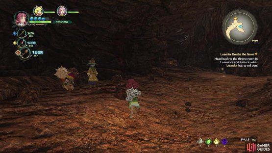 Rumpel can be found right inside of the cave