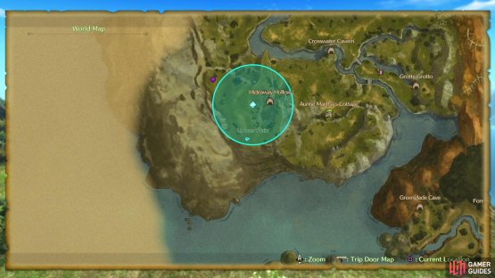 The location of the Sundelion