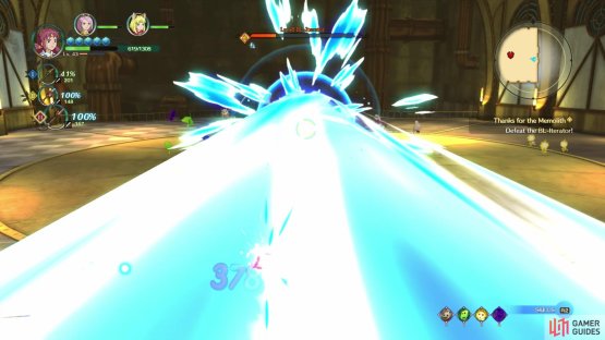 Watch out for the large beam attacks when the boss is charging
