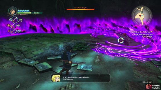 The Black Knight&rsquo;s charge attack is easy to avoid