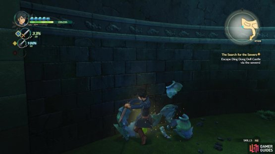 Breaking pots will yield items too
