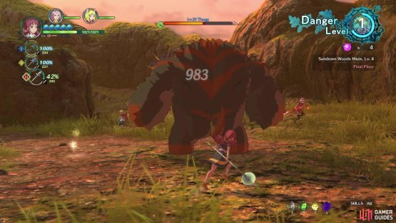 The best thing to do is speed through the normal mazes to get to each guardian