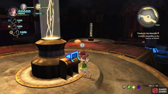 You will find small consoles around the floors