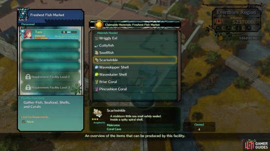 Wait until you unlock the second set of Fish Markets