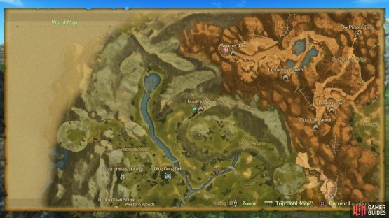Hermit&rsquo;s Hollow on the world map