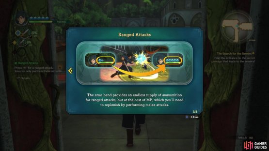 Ranged attacks use up MP