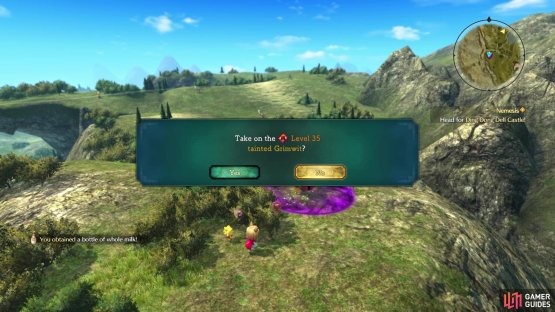 You know exactly what you&rsquo;re fighting prior to actually battling the Tainted Monster