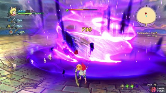 Tove can knock off a huge chunk of the boss&rsquo; HP with its special move