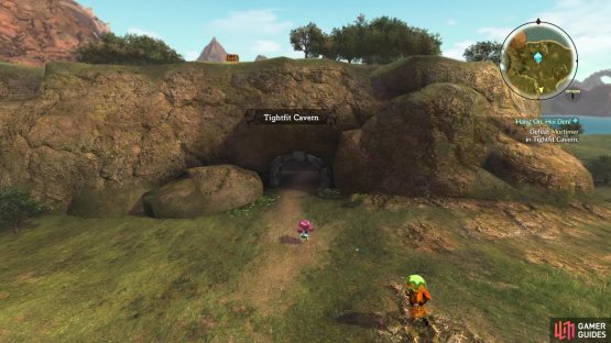 The entrance to Tightfit Cavern