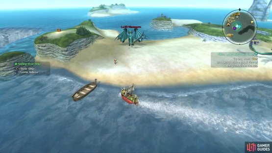 Be mindful of the high leveled Wavewyrms on the first island with Tiller
