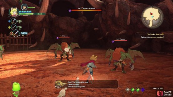 The boss will summon normal Wyverns at the beginning of the fight