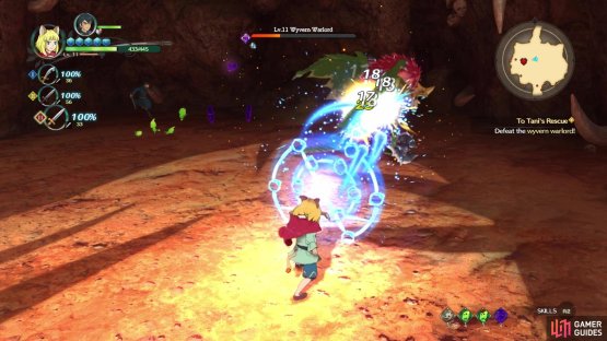 You can charge up your ranged attacks to get some good damage against the Warlord