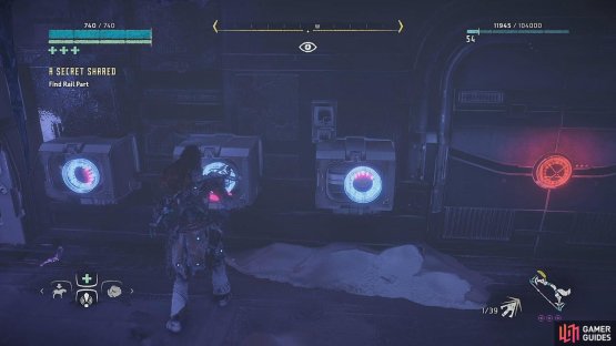 Unlock the door to get to the second hangar