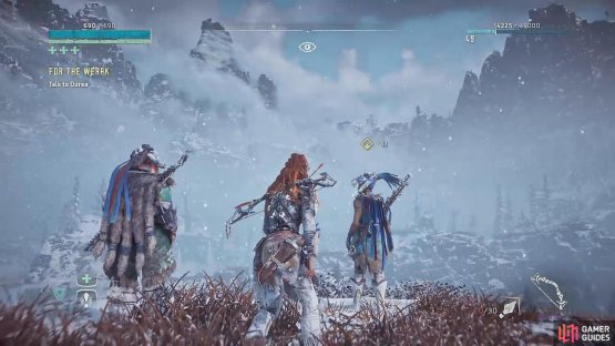 Aratak and Ourea will be waiting at the end of the path