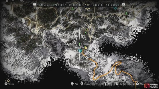 Find the quest a little ways from the campfire in Song&rsquo;s Edge