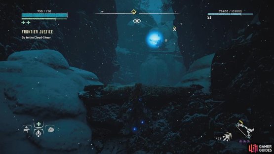 Fight off the Glinthawks while making your way up the mountain