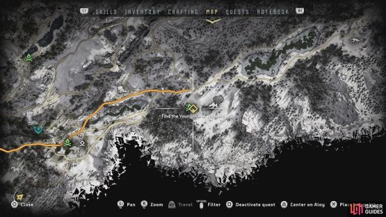 Follow the trail to the Scorcher site