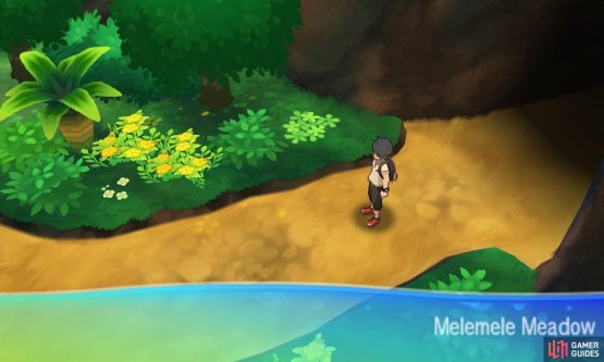 This meadow is home to a form-changing bird called Oricorio.