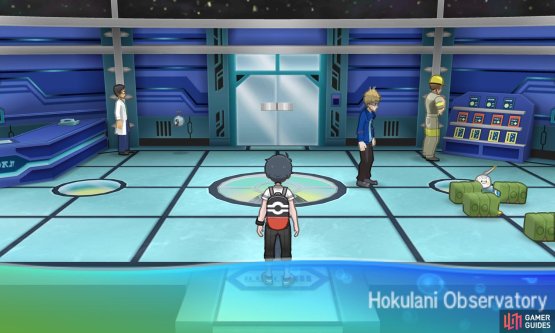 Here, the astronomers of the Pok&eacute;mon world look upon the stars.