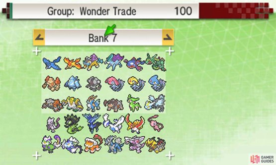 Pokemon that can&rsquo;t be sent to 6th generation games will be highlighted.