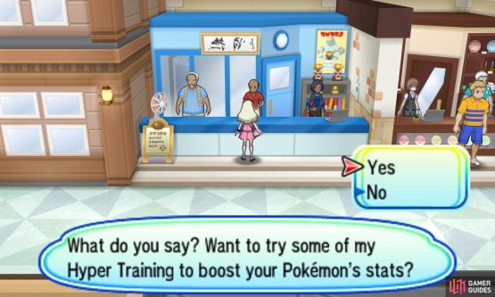 Hyper Training fixes imperfect Pokemon.