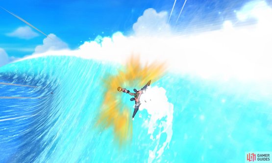 Get enough speed and you can touch the sky!