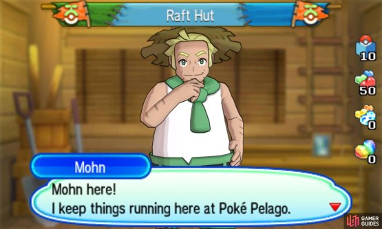 Mohn (where have we heard that name?) is the caretaker of Poke Pelago.