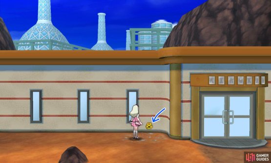 064: Wall to the left of the building entrance (Requires Tauros).