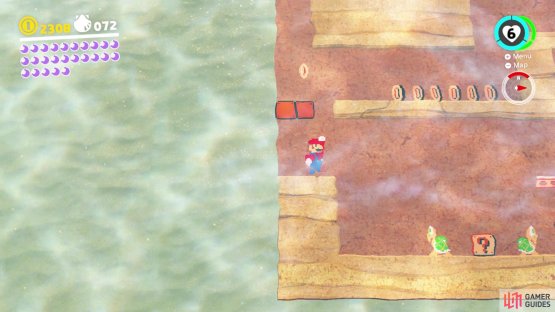 You&rsquo;ll need to hit these coin blocks to form a bridge