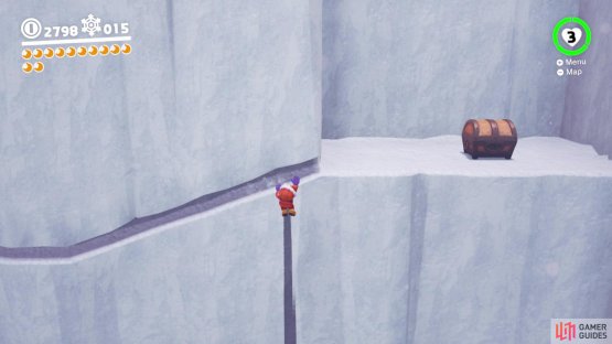 which you can use to reach a chest that houses a Power Moon