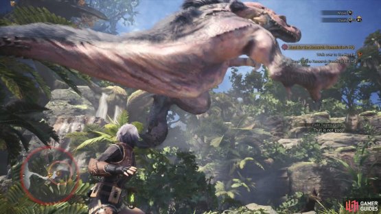 An Anjanath will show up to complicate your flight from the Great Jagras