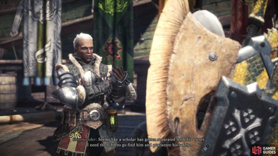 and the Commander will give you your next assignment