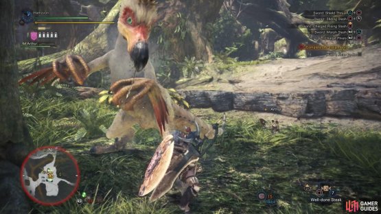 But it&rsquo;s also content to attack with its claws and beak