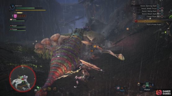 Not only is the Pukei-Pukei&rsquo;s tail vulnerable to damage, but it&rsquo;s a relatively safe direction to attack from