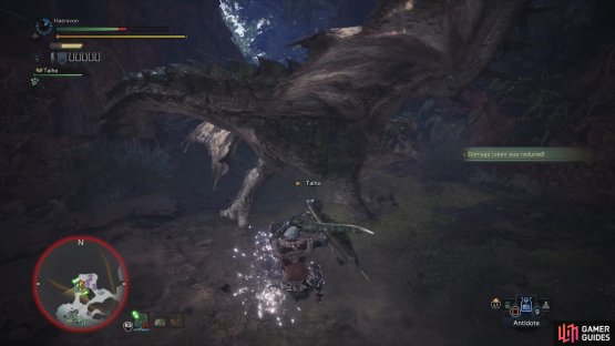 Its tail is also a dangerous weapon, as it can perform a tail sweep attack (pictures) and a spinning tail flip