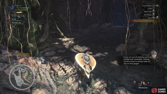Be mindful of your Stamina bar while exploring - let it deplete and you&rsquo;ll be incapacitated for a while