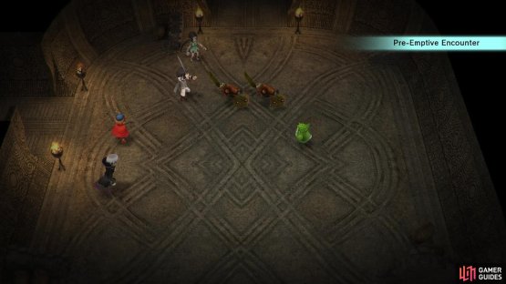 Getting pre-emptives on all normal battles will help them go much quicker