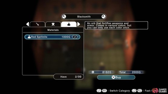 Although a bit expensive, you can purchase Red Spritnite