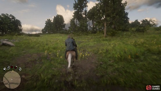 cut across the fields to reach the man&rsquo;s family quicker.