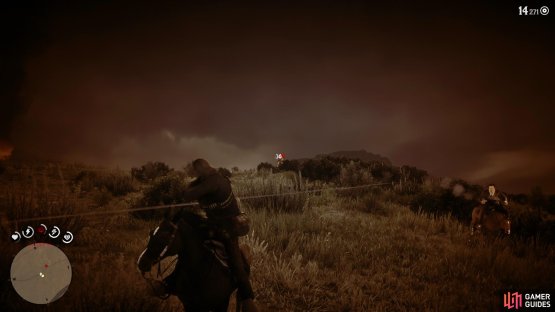 be sure to kill all horseback pursuers.