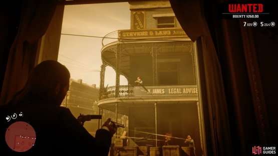 keep an eye on the balcony.