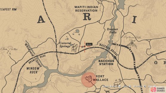 Make your way to the east of Cotorra Springs