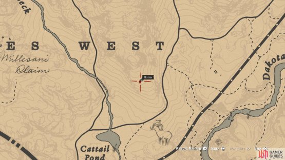 Make your way to the mountain south of the &ldquo;S&rdquo; of Grizzlies West