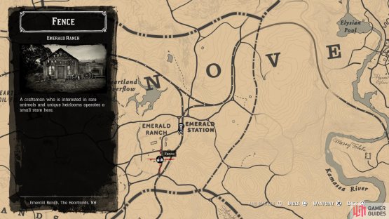 Head to this location on the map to find a Fence,