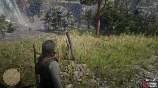 you&rsquo;ll find the grave overlooking the river.