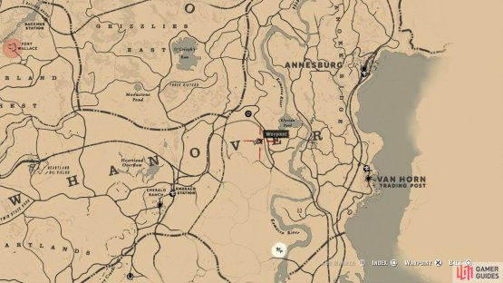 Search to the east of the &ldquo;V&rdquo; of Hanover