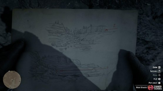 Take note of the waterfall in the map