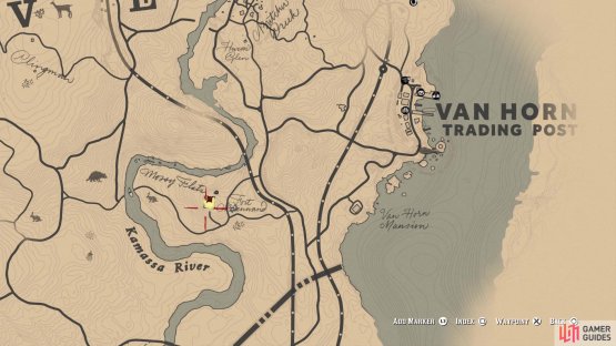 The location of Wofford on the map